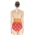 French fries Women s Halter One Piece Swimsuit View2