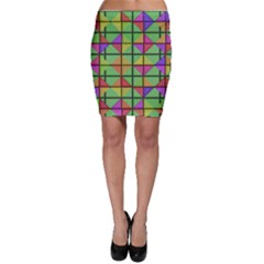 3d Rhombus Pattern Bodycon Skirt by LalyLauraFLM