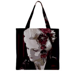 Geisha Zipper Grocery Tote Bags