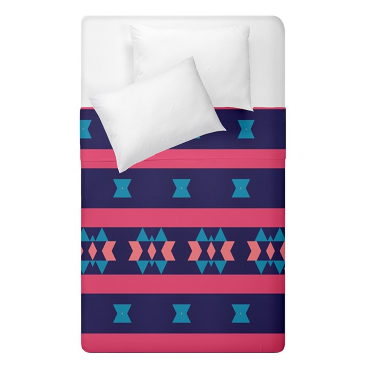 Stripes and other shapes pattern  Duvet Cover (Single Size)