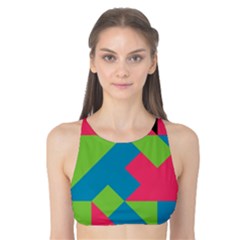 Angles Tank Bikini Top