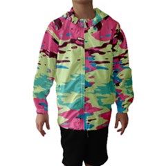 Chaos Texture Hooded Wind Breaker (kids)