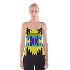 Tribal Design Spaghetti Strap Top