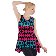 Rhombus And Trianglesside Drop Tank Tunic