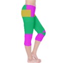 Rectangles and other shapes Capri Leggings View4