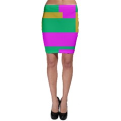 Rectangles And Other Shapes Bodycon Skirt by LalyLauraFLM