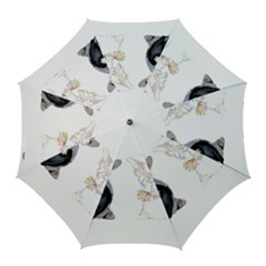 Little Bride And Groom Golf Umbrellas