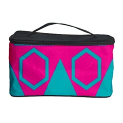 Triangles And Honeycombs Pattern Cosmetic Storage Case