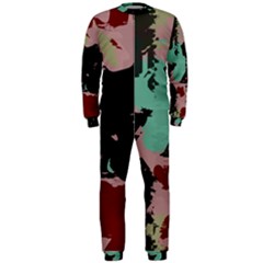 Retro Colors Texture Onepiece Jumpsuit (men)