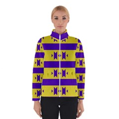 Tribal Shapes And Stripes Winter Jacket