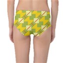 Squares and stripes Mid-Waist Bikini Bottoms View2