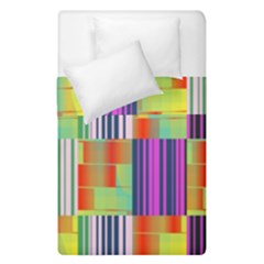 Vertical And Horizontal Stripes  Duvet Cover (single Size) by LalyLauraFLM