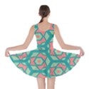 Pink honeycombs flowers pattern  Skater Dress View2