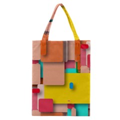 Rounded Rectangles Classic Tote Bag by hennigdesign