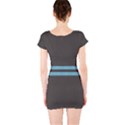 I Love Chocolate Lab Short Sleeve Bodycon Dress View2