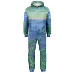 Fantasy Landscape Photo Collage Hooded Jumpsuit (men)  by dflcprintsclothing