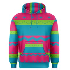 Chevrons And Stripes  Men s Pullover Hoodie by LalyLauraFLM