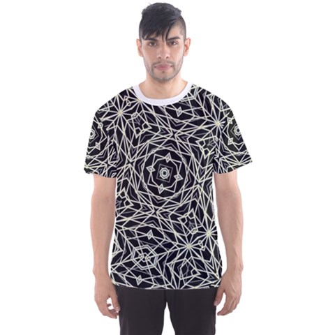 Polygons Pattern Print Men s Sport Mesh Tee by dflcprintsclothing