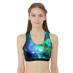 Blue/green Sports Bra  by GalaxySpirit