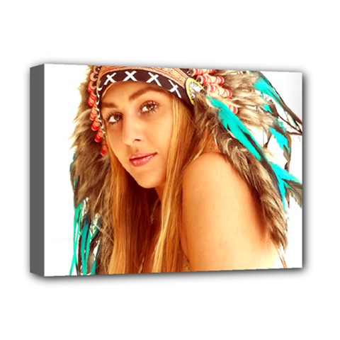 Indian 27 Deluxe Canvas 16  X 12   by indianwarrior