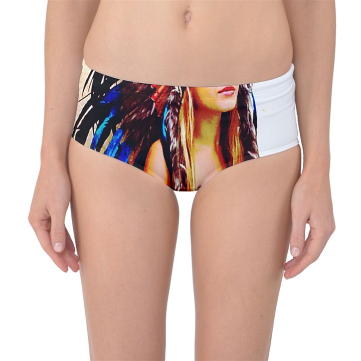 Indian 22 Mid-Waist Bikini Bottoms