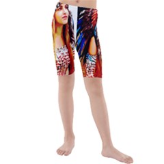 Indian 22 Kid s Mid Length Swim Shorts by indianwarrior