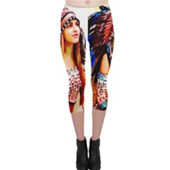 Indian 22 Capri Leggings  by indianwarrior