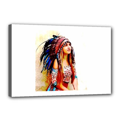 Indian 22 Canvas 18  X 12  by indianwarrior