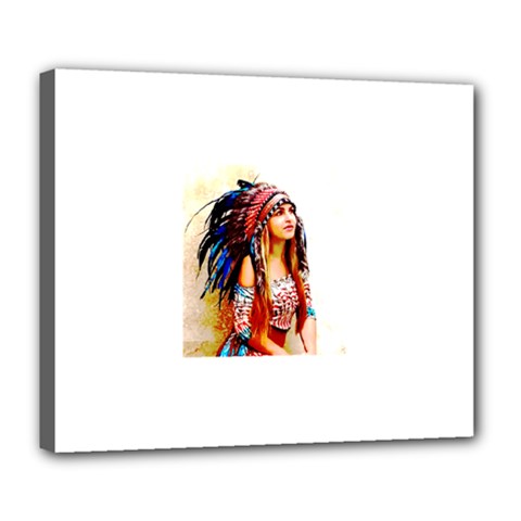 Indian 22 Deluxe Canvas 24  X 20   by indianwarrior