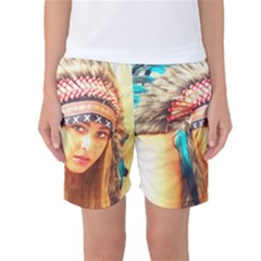 Indian 14 Women s Basketball Shorts by indianwarrior