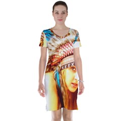 Indian 12 Short Sleeve Nightdress by indianwarrior