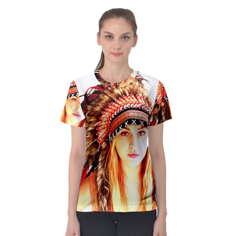 Indian 3 Women s Sport Mesh Tee by indianwarrior