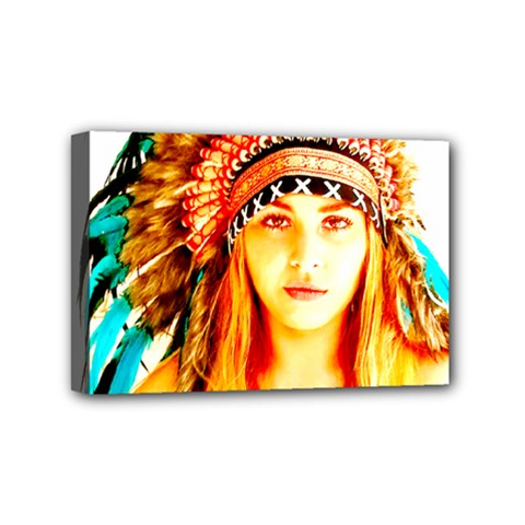 Indian 29 Mini Canvas 6  X 4  by indianwarrior