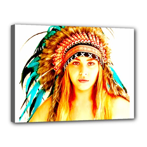 Indian 29 Canvas 16  X 12  by indianwarrior