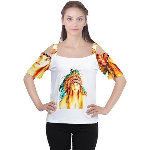 Indian 29 Women s Cutout Shoulder Tee by indianwarrior