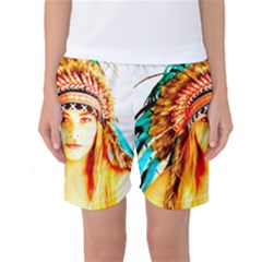 Indian 29 Women s Basketball Shorts by indianwarrior