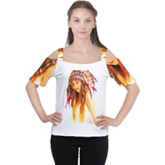 Indian 26 Women s Cutout Shoulder Tee