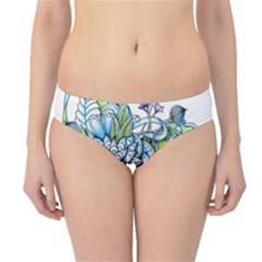 Peaceful Flower Garden Hipster Bikini Bottoms by Zandiepants