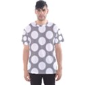 Grey Polkadot Men s Sport Mesh Tee View1