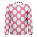 Pink Polkadot Men s Long Sleeve Tee View1