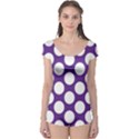 Purple Polkadot Boyleg Leotard (Ladies) View1