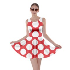 Red Polkadot Skater Dress by Zandiepants