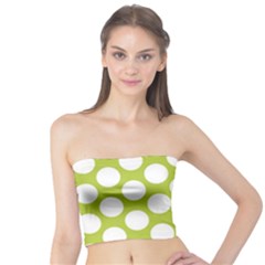 Spring Green Polkadot Tube Top by Zandiepants