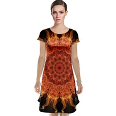 Flaming Sun Cap Sleeve Nightdress by Zandiepants