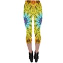 Flower Bouquet Capri Leggings  View2