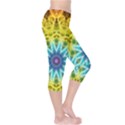 Flower Bouquet Capri Leggings  View4