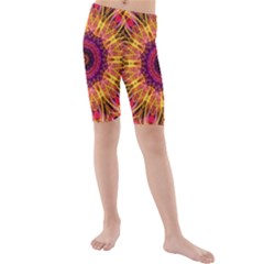 Gemstone Dream Kid s Mid Length Swim Shorts by Zandiepants