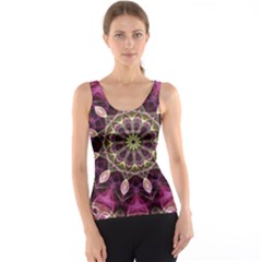 Purple Flower Tank Top by Zandiepants