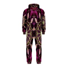 Purple Flower Hooded Jumpsuit (kids) by Zandiepants