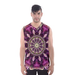 Purple Flower Men s Basketball Tank Top by Zandiepants